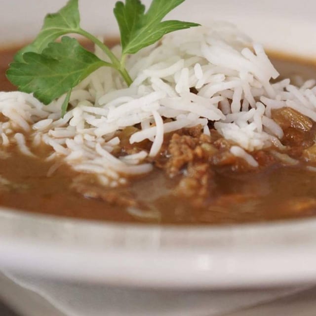 Chicken & Andouille Gumbo.