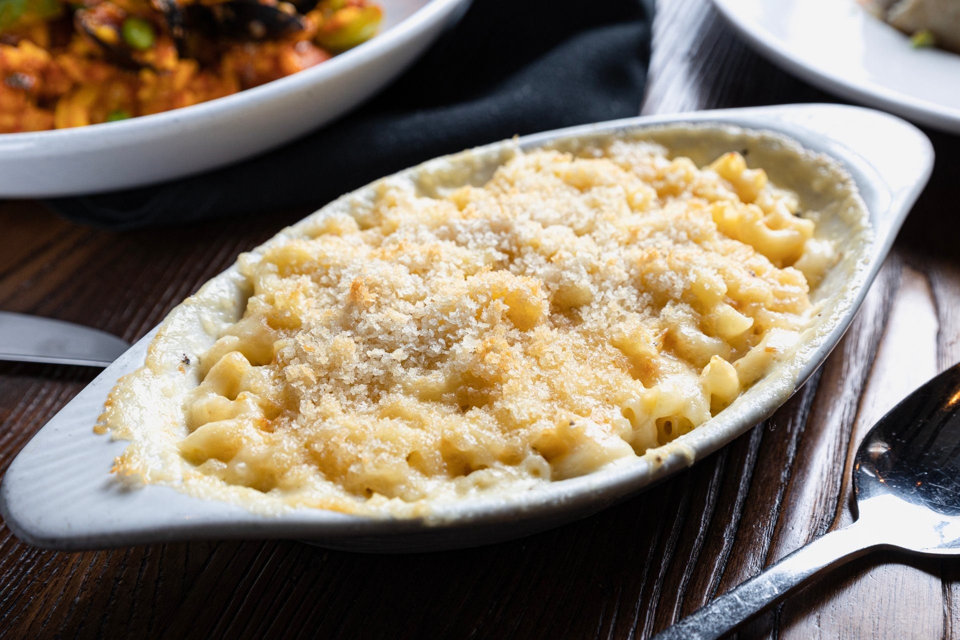 Mac & Smoked Gouda Cheese.