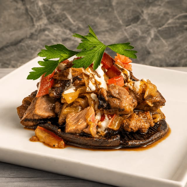 Grilled Portobello.