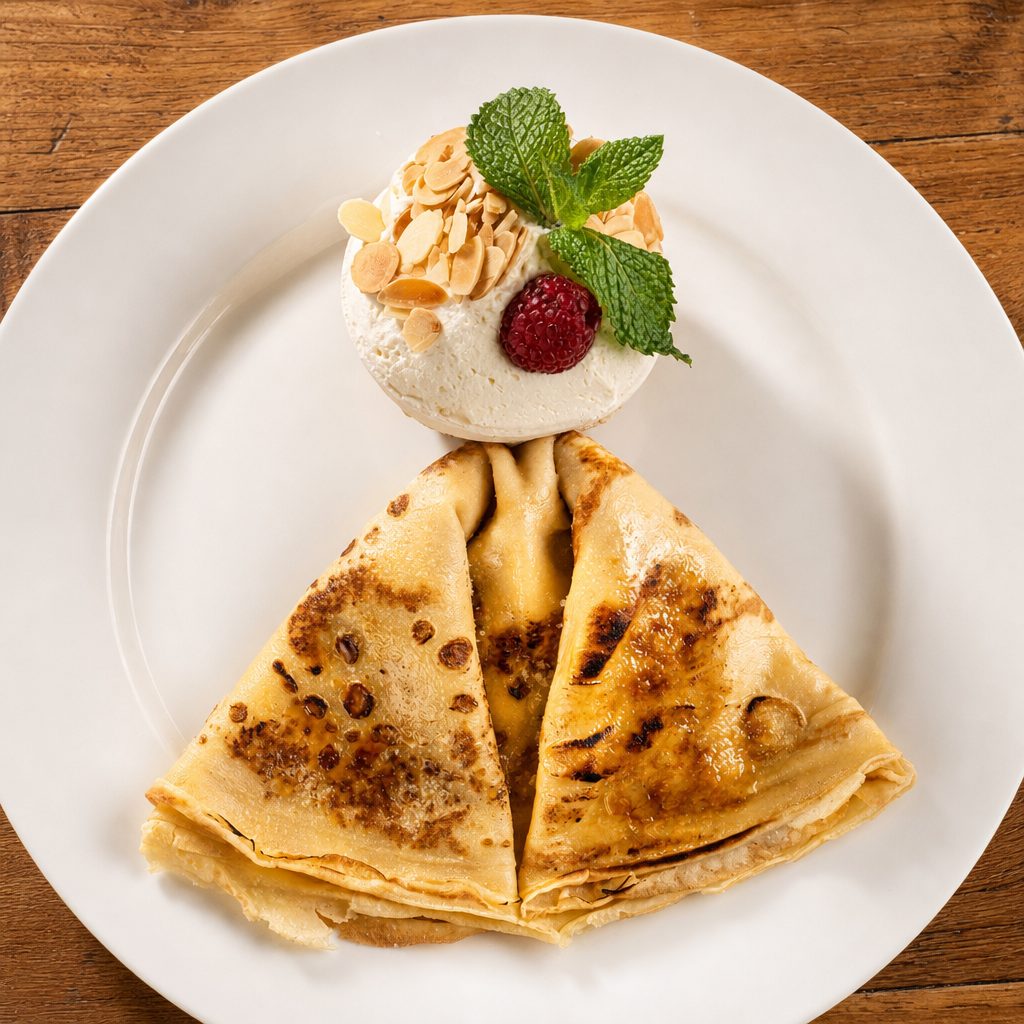 Crepe Brulee.