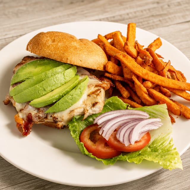 Grilled Chicken Brioche.