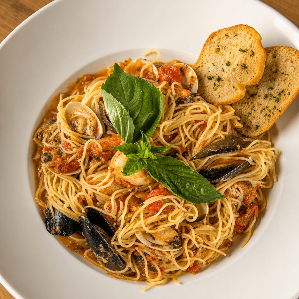 Capellini Ai Frutti Di Mare.